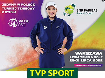 Największy turniej tenisa w Polsce w Telewizji Polskiej