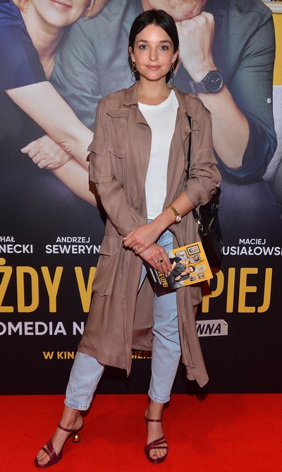 Maria Dębska na premierze filmu „Każdy wie lepiej”, foto: Jarosław Antoniak/Kino Świat