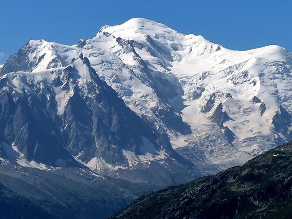 Szwajcarskie Alpy: Bel Oiseau z widokiem na Mont Blanc