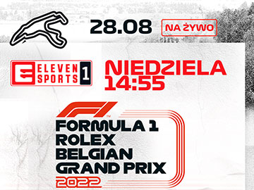 Wyścig F1 o Grand Prix™ Belgii 2022 w Eleven Sports
