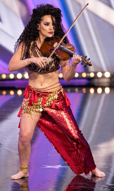 Karolina Sydorowicz „LinViolin” w programie „Mam talent!”, foto: TVN Warner Bros. Discovery