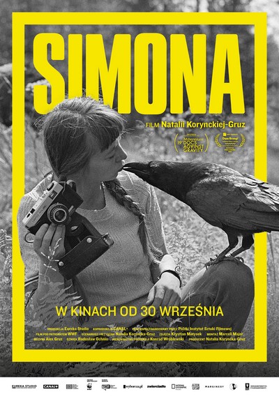 Simona Kossak na plakacie promującym kinową emisję filmu „Simona”, foto: Against Gravity