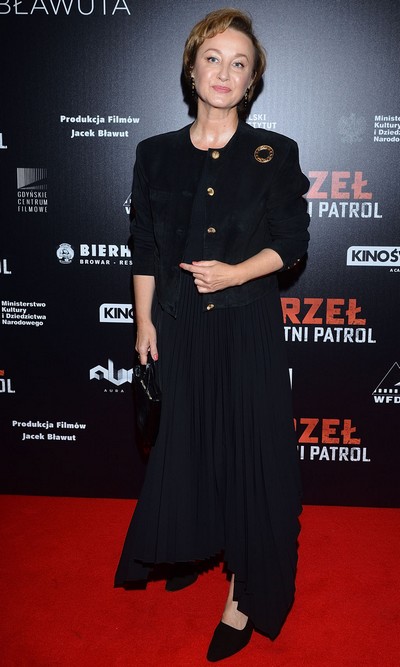 Gabriela Muskała na premierze filmu „Orzeł. Ostatni patrol”, foto: Jarosław Antoniak/Kino Świat