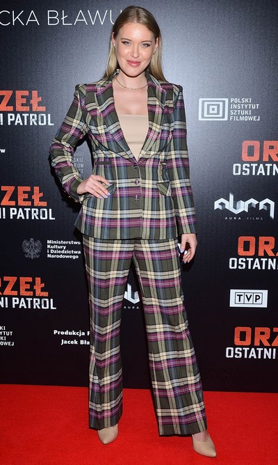 Ewelina Ruckgaber na premierze filmu „Orzeł. Ostatni patrol”, foto: Jarosław Antoniak/Kino Świat