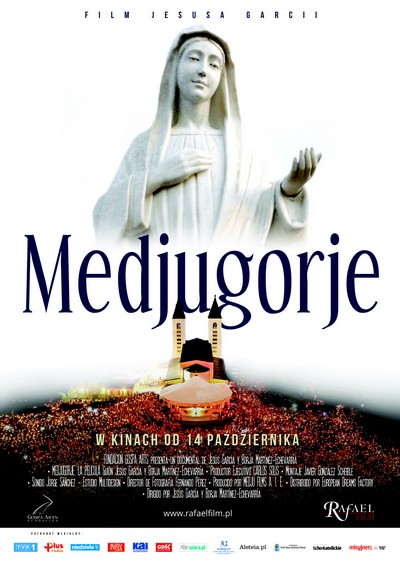 Maryja i pielgrzymi na plakacie promującym kinową emisję filmu „Medjugorje”, foto: Rafael Film