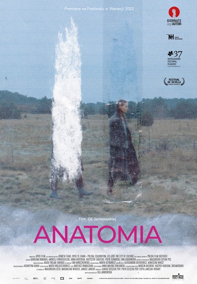 Karolina Kominek na plakacie promującym kinową emisję filmu „Anatomia”, foto: Velvet Spoon