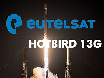 Eutelsat Hot Bird 13G wyniesiony [wideo]
