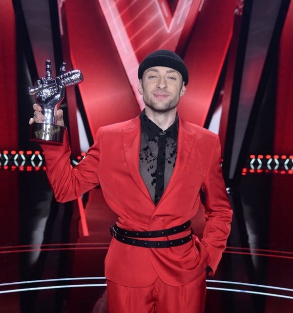 Dominik Dudek w programie „The Voice of Poland”, foto: TVP