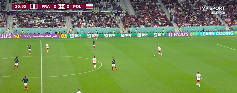 10,7 mln widzów meczu Francja - Polska na MŚ 2022