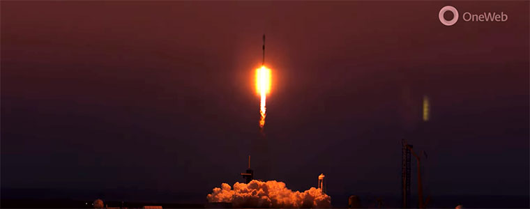 OneWeb satelita SpaceX start 760px