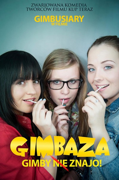 Ewa Ryl i Sara Bartkowska na plakacie promującym kinową emisję filmu „Gimbaza - czyli gimby nie znajo”, foto: Muflon Pictures/Flying Dragon
