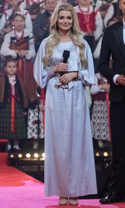 Edyta Folwarska podczas koncertu „Zajaśniała gwiozdecka nad Tatrami”, foto: Grzegorz Łysko