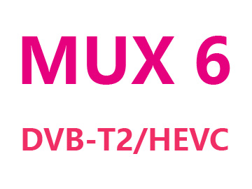 MUX 6 DVB-T2/HEVC naziemna telewizja cyfrowa multipleks