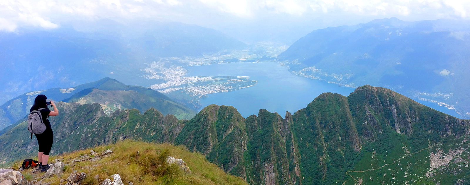Alpy: Monte Limidario nad jeziorem Maggiore