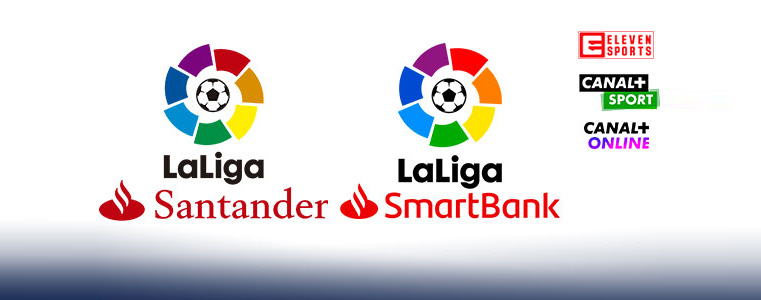 LaLiga-Santander La liga smartbank logo Eleven Sports canal ogolnie 760px
