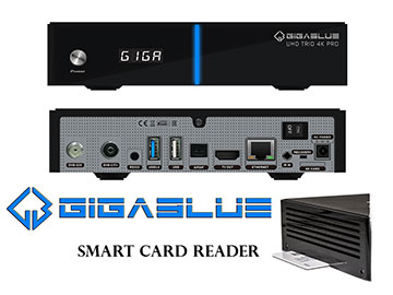 GigaBlue UHD Trio 4K Pro - odbiornik Combo z Wi-Fi