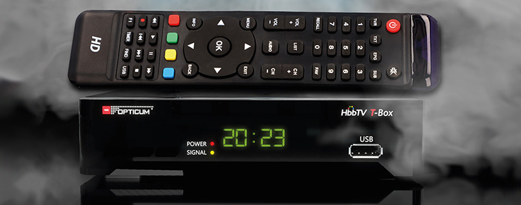 Odbiornik Opticum HbbTV T-Box trafił do sprzedaży
