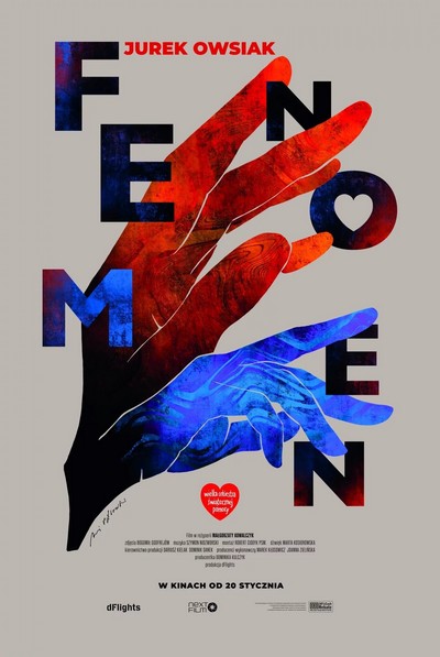 Plakat promujący kinową emisję filmu „Fenomen”, foto: Andrzej Pągowski/Agora