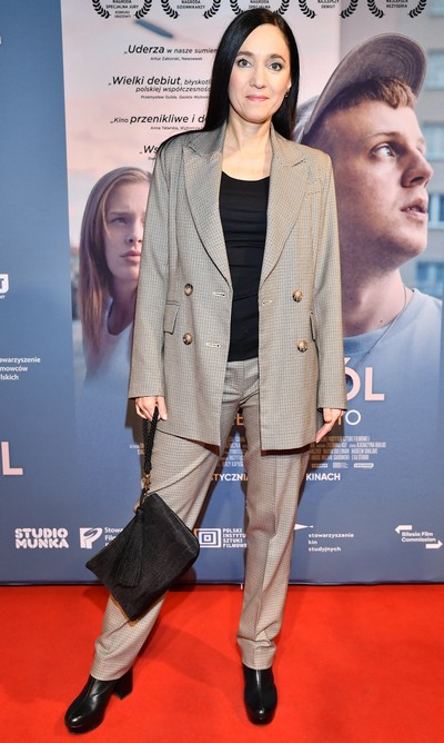 Dorota Miśkiewicz at the premiere of the film 