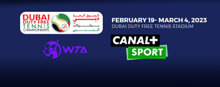 WTA 1000 Dubai canal Sport 2023 tenis 760px