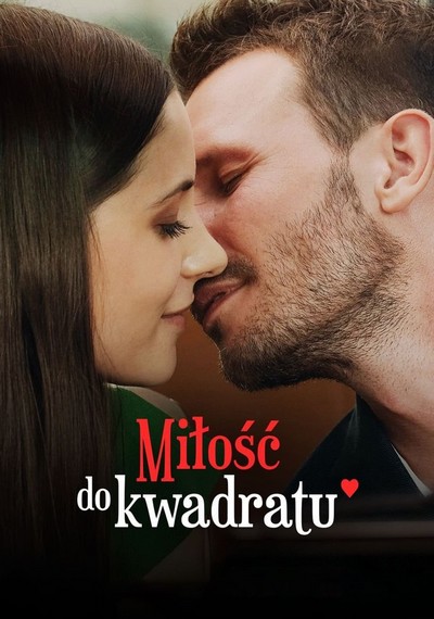 Adrianna Chlebicka i Mateusz Banasiuk na plakacie promującym emisję filmu „Miłość do kwadratu”, foto: Netflix