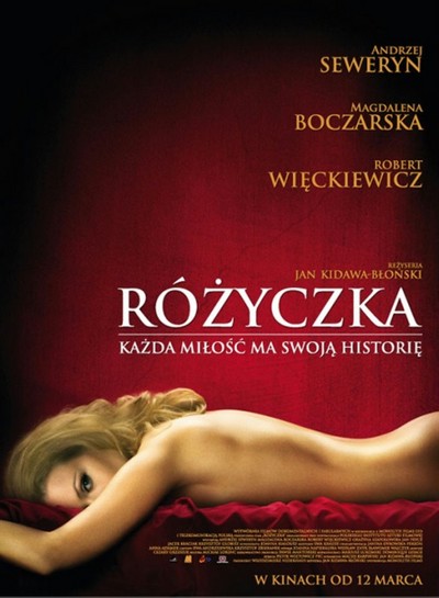 Magdalena Boczarska na plakacie promującym kinową emisję filmu „Różyczka”, foto: Monolith Films