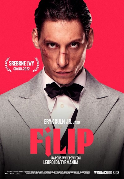 Eryk Kulm junior na plakacie promującym kinową emisję filmu „Filip”, foto: TVP