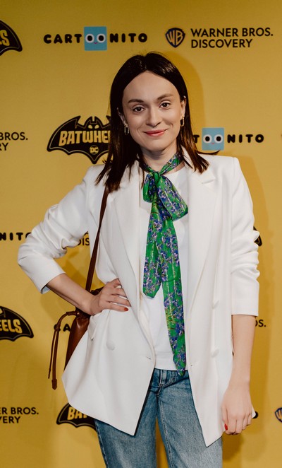 Maria Dejmek na premierze serialu „Batwheels”, foto: Marcin Krokowski/Urbanflavour/Warner Bros. Discovery