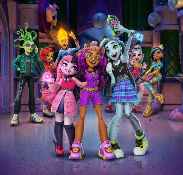 Bohaterowie serialu animowanego „Monster High”, foto: Paramount Global