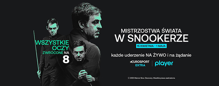 Mistrzostwa Świata MŚ w snookerze Eurosport Warner Bros. Discovery