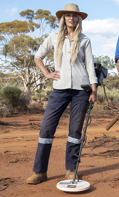 Melanie Wood w programie „Australijscy poszukiwacze złota: na ratunek kopalniom”, foto: DCD Rights