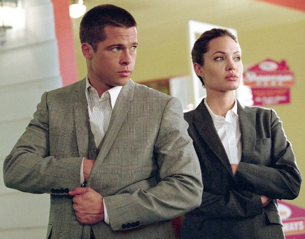 Brad Pitt i Angelina Jolie w filmie „Pan i pani Smith”, foto: AMC Networks International