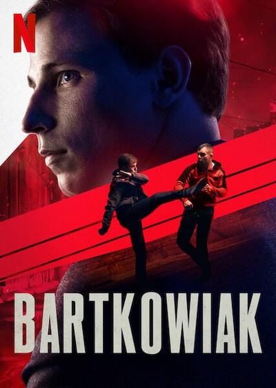 Józef Pawłowski i Damian Majewski na plakacie promującym emisję filmu „Bartkowiak”, foto: Netflix