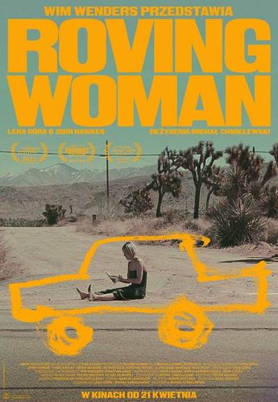Lena Góra na plakacie promującym kinową emisję filmu „Roving Woman”, foto: Galapagos Films