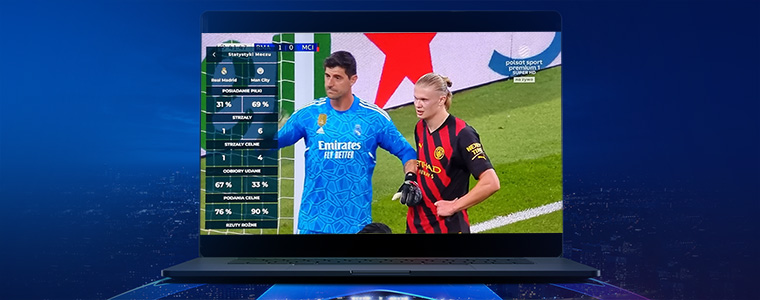 Liga Mistrzów UEFA tryb statystyk Polsat Box Go Polsat Sport Premium