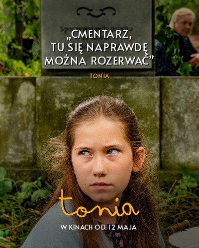Marianna Ame na plakacie promującym kinową emisję filmu „Tonia”, foto: TVP