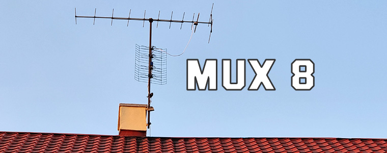MUX 8 ефірна антена DVB-T телебачення