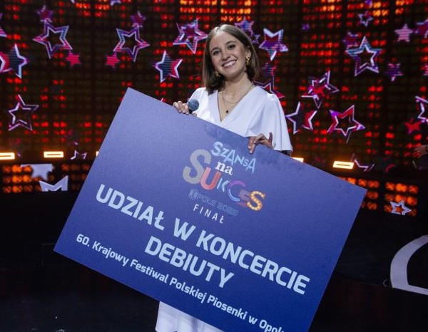 Karolina Fryt w programie „Szansa na sukces. Opole 2023”, foto: Natasza Młudzik/TVP