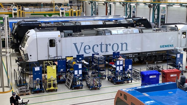 Lokomotywy Siemens Vectron w programie „Maszyny wagi ciężkiej”, foto: WeltN24 GmbH