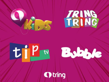 Kids, Tring Tring, Tip TV i Bubble