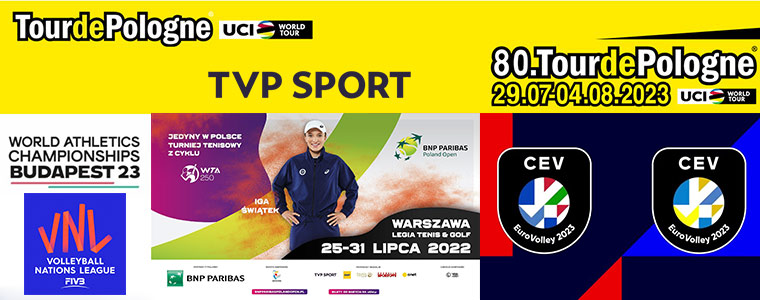 Tour de pologne 2023 TVP Sport sportowe lato 760px