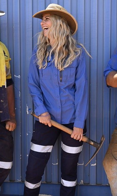 Melanie Wood w programie „Australijscy poszukiwacze złota”, foto: DCD Rights