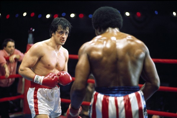 Sylvester Stallone i Carl Weathers w filmie „Rocky”, foto: Grupa Kino Polska