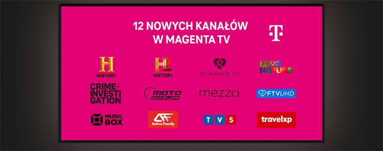 MagentaTV T-Mobile 12 nowych kanałów