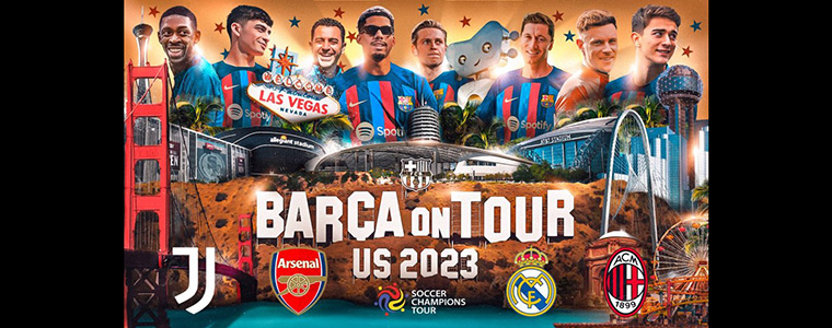 FC Barcelona Barça on Tour US 2023 Robert Lewandowski twitter.com/FCBarcelona