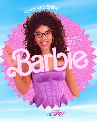 Alexandra Shipp na plakacie promującym kinową emisję filmu „Barbie”, foto: Warner Bros. Discovery