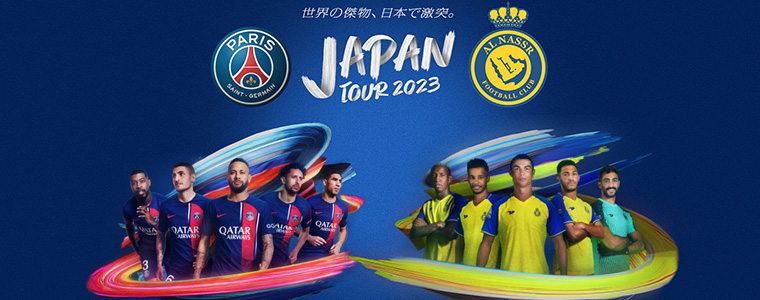 PSG Paris Saint-Germain Al Nassr Japan Tour 2023 psg-japan-tour.com