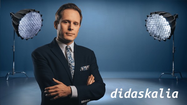 Patrycjusz Wyżga w programie „Didaskalia”, foto: Wirtualna Polska Holding