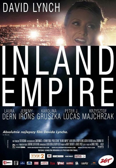 Laura Dern na plakacie promującym kinową emisję filmu „Inland Empire”, foto: Kino Świat