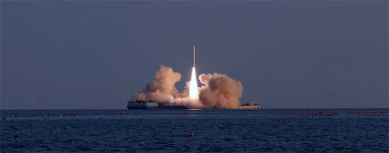 Ceres-1 rakieta chińska z morza kosmodrom Xinhua 760px